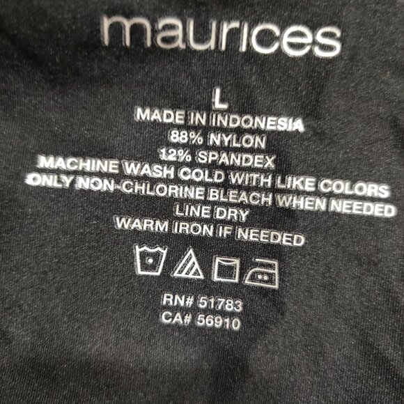 Maurices L Womens Black Camisole Tank Top Lace Trim Adjustable Straps Layering - Picture 8 of 12